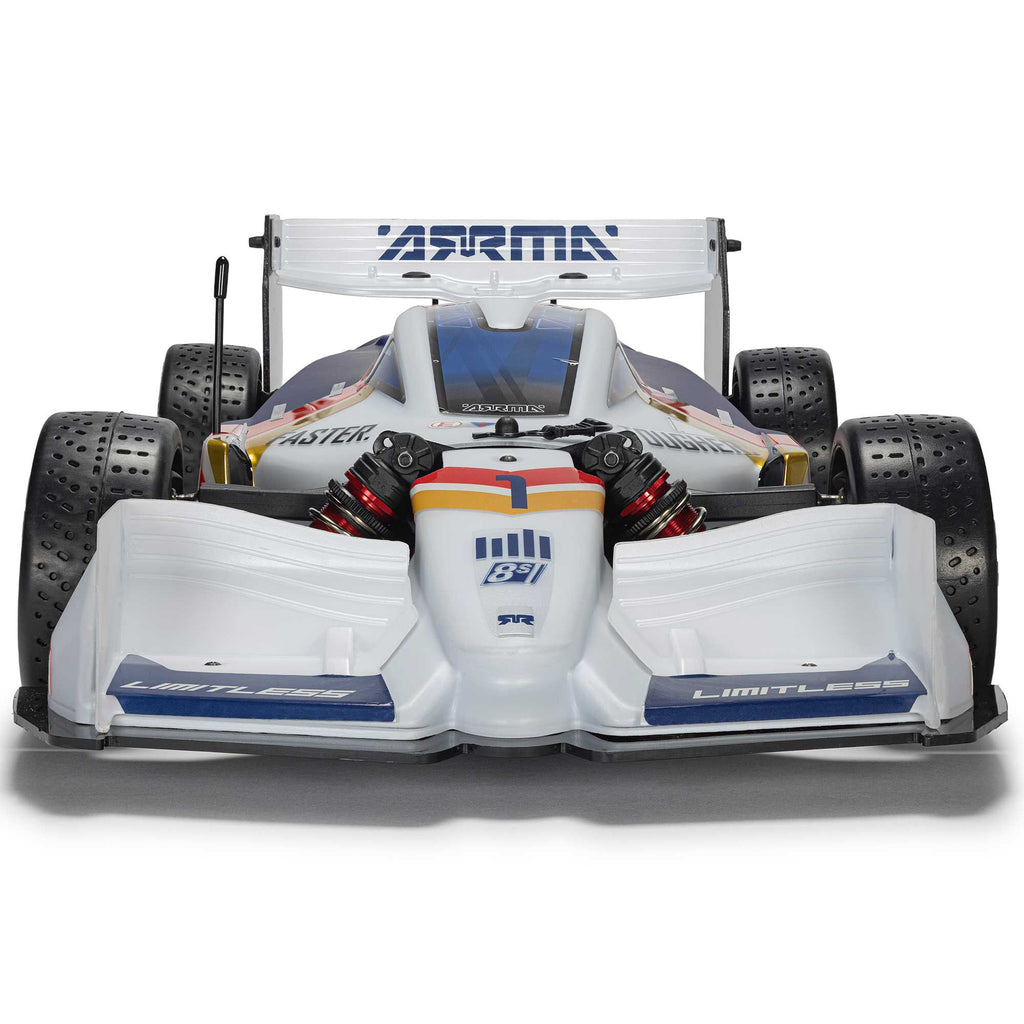 Arrma 1/7 LIMITLESS 120 8S BLX SPEED MACHINE RTR w AVC, White/Blue