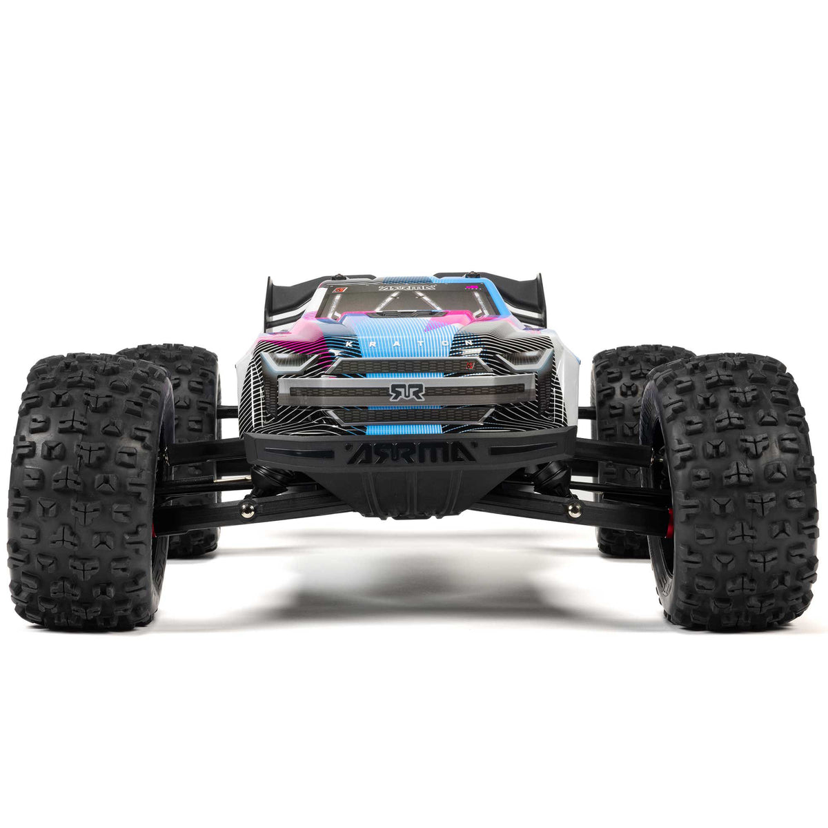 Arrma 1/8 KRATON 4X4 6S BLX BRUSHLESS V6 SPEED TRUCK RTR (Blue/Pink)