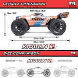 1/8 KRATON 4X4 6S BLX BRUSHLESS V6 SPEED TRUCK RTR (Blue/Pink)