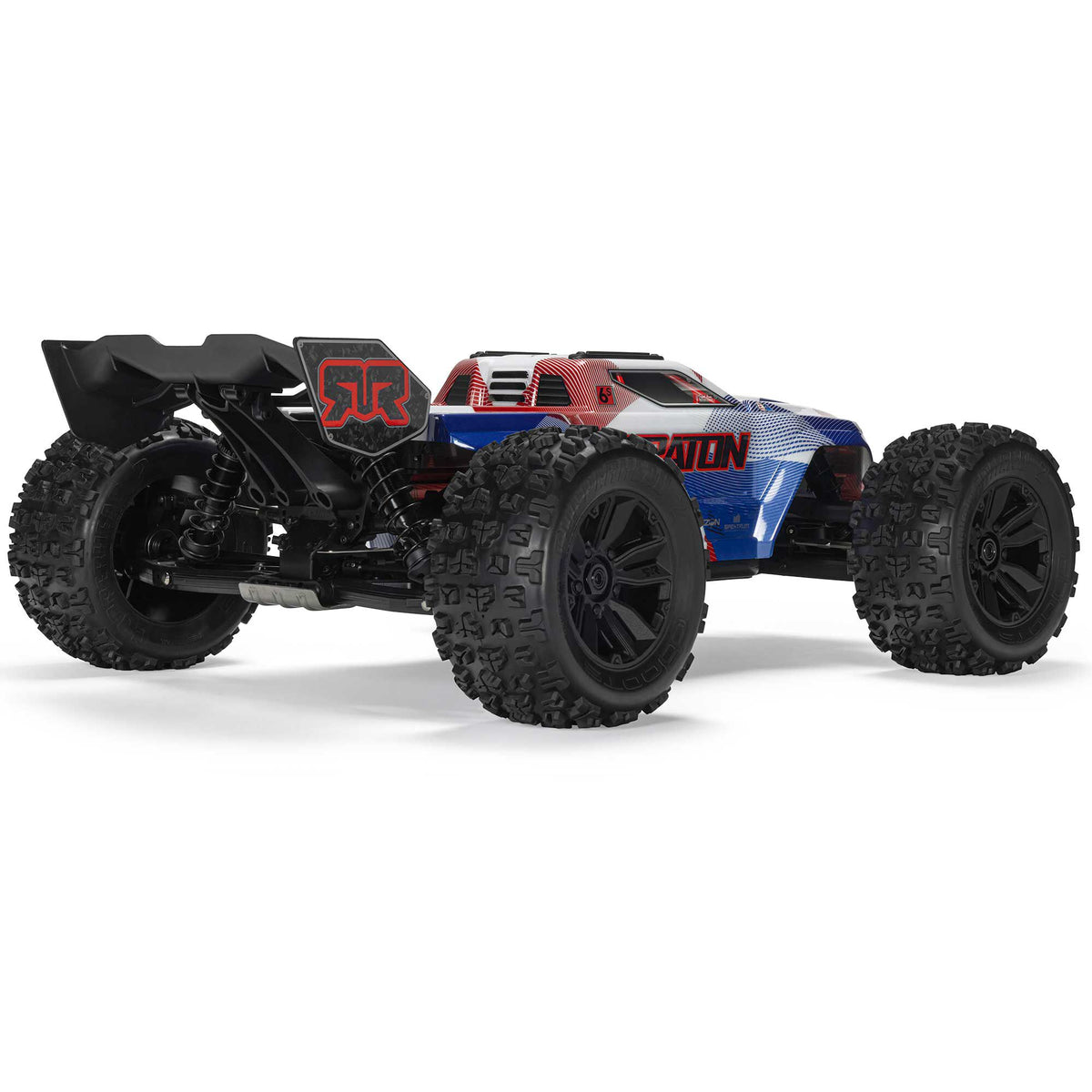 Arrma 1/8 KRATON 4X4 6S BLX BRUSHLESS V6 SPEED TRUCK RTR (Blue/Red)