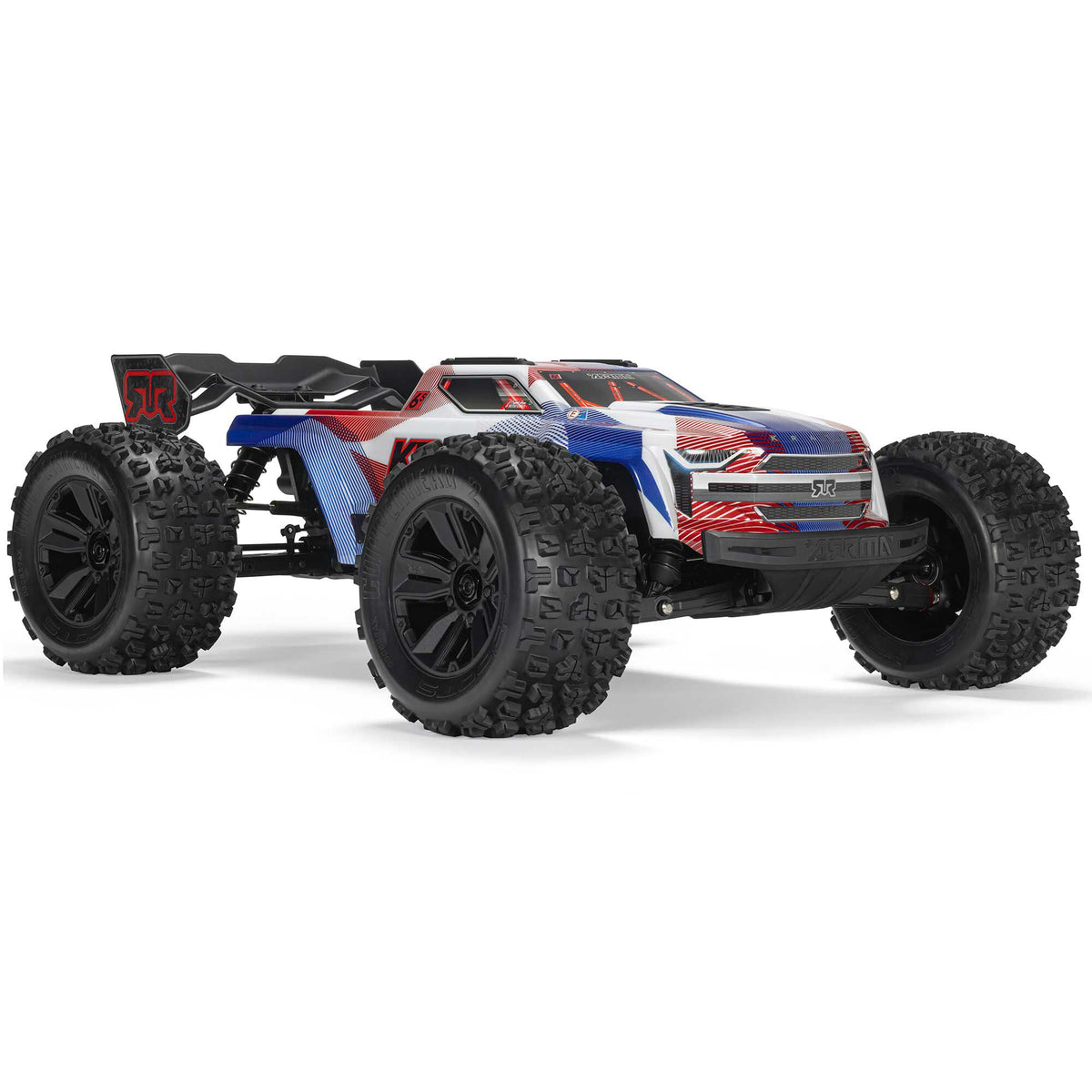 Arrma 1/8 KRATON 4X4 6S BLX BRUSHLESS V6 SPEED TRUCK RTR (Blue/Red)