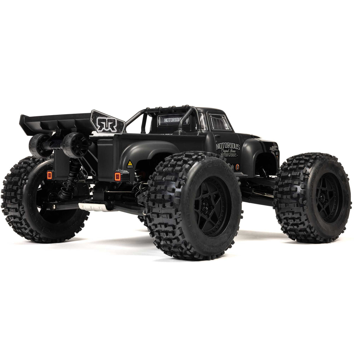Arrma 1/8 NOTORIOUS 4X4 6S BLX BRUSHLESS V6 STUNT TRUCK RTR (Black)