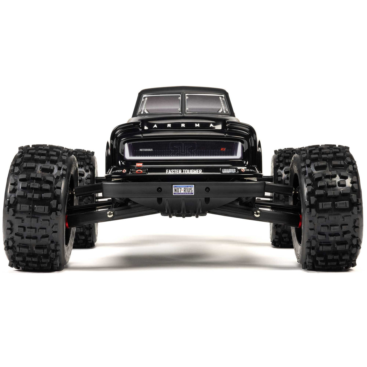 Arrma 1/8 NOTORIOUS 4X4 6S BLX BRUSHLESS V6 STUNT TRUCK RTR (Black)