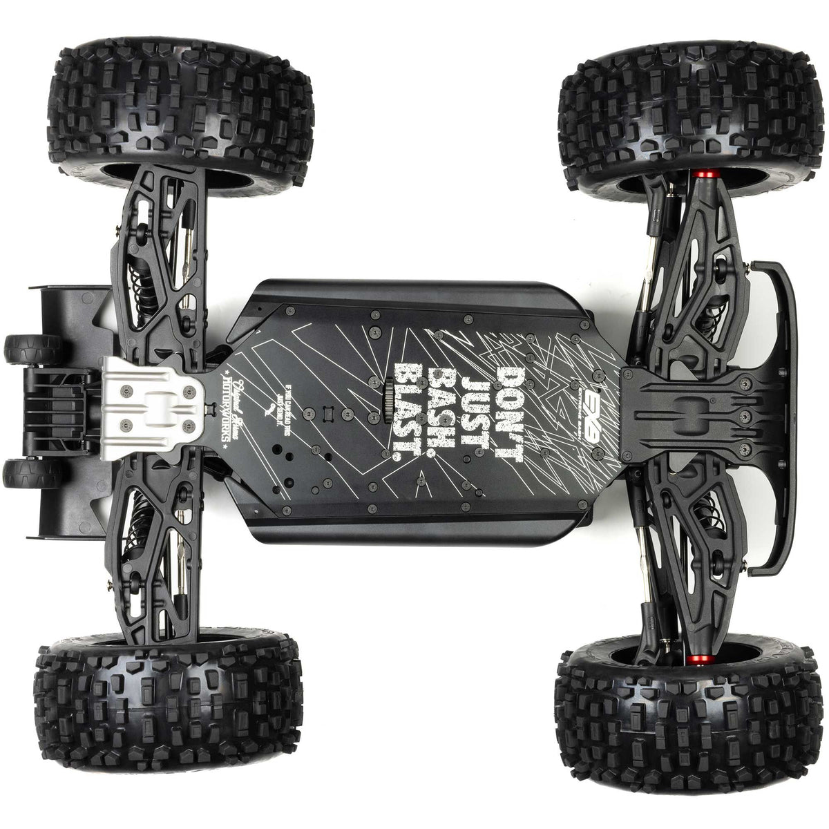 Arrma 1/8 NOTORIOUS 4X4 6S BLX BRUSHLESS V6 STUNT TRUCK RTR (Black)