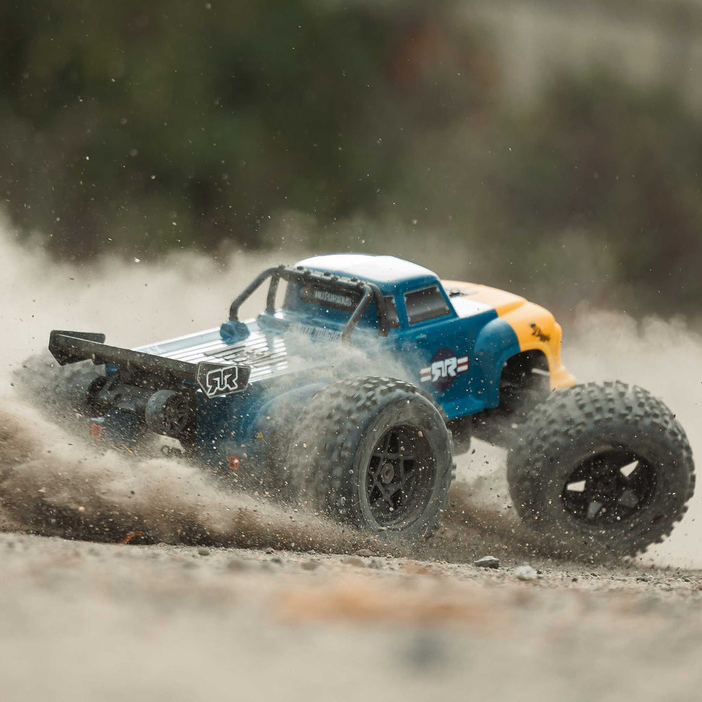 Arrma 1/8 NOTORIOUS 4X4 6S BLX BRUSHLESS V6 STUNT TRUCK RTR (Blue)