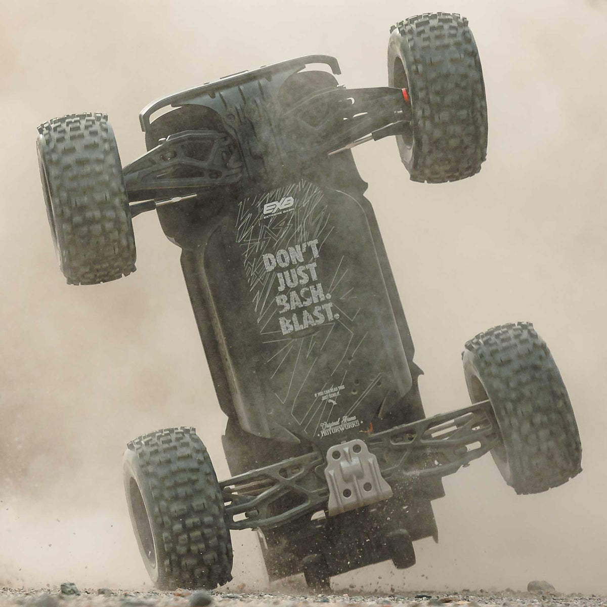 Arrma 1/8 NOTORIOUS 4X4 6S BLX BRUSHLESS V6 STUNT TRUCK RTR (Blue)