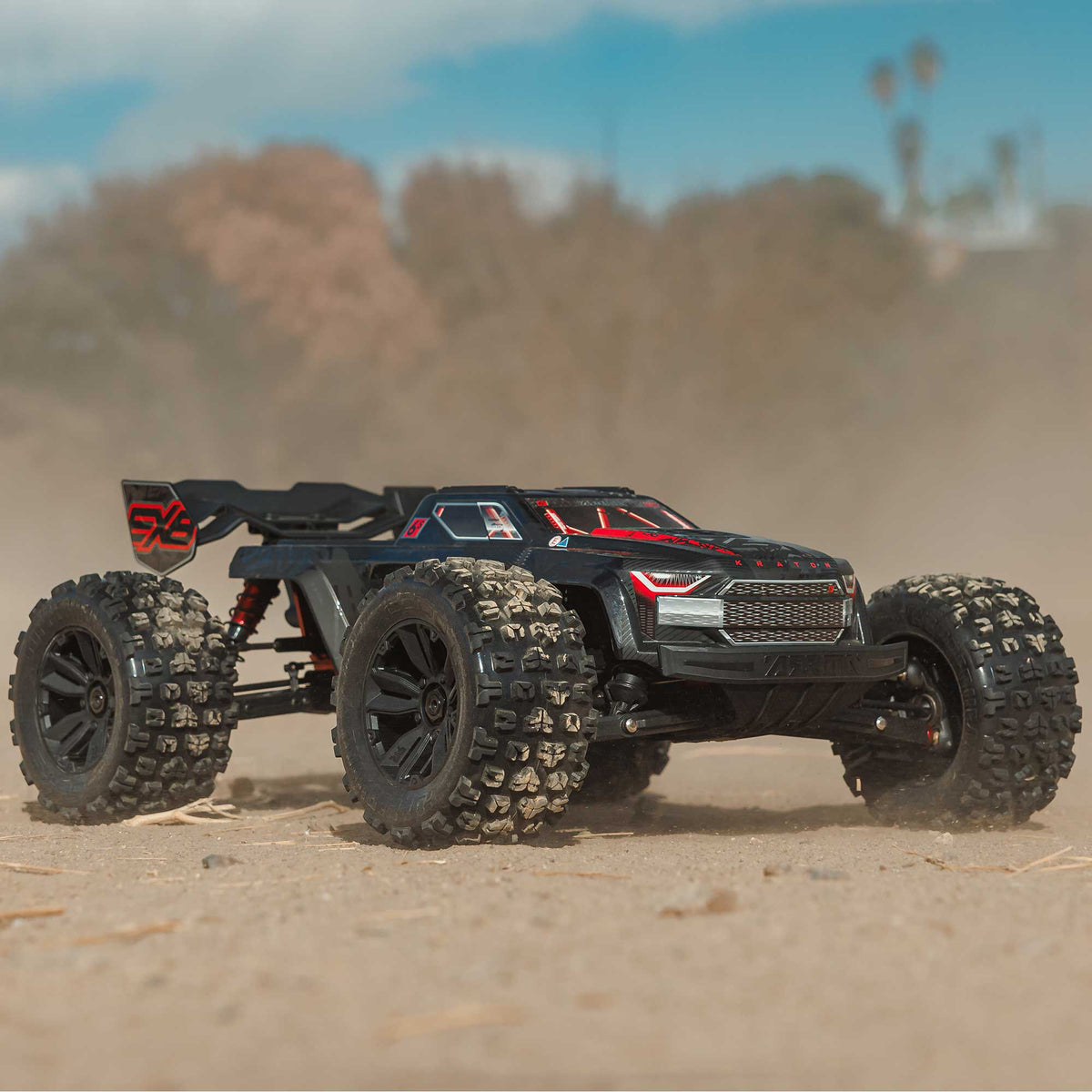 Arrma 1/8 KRATON 4X4 6S EXB BLX BRUSHLESS V6 SPEED TRUCK RTR, BLACK