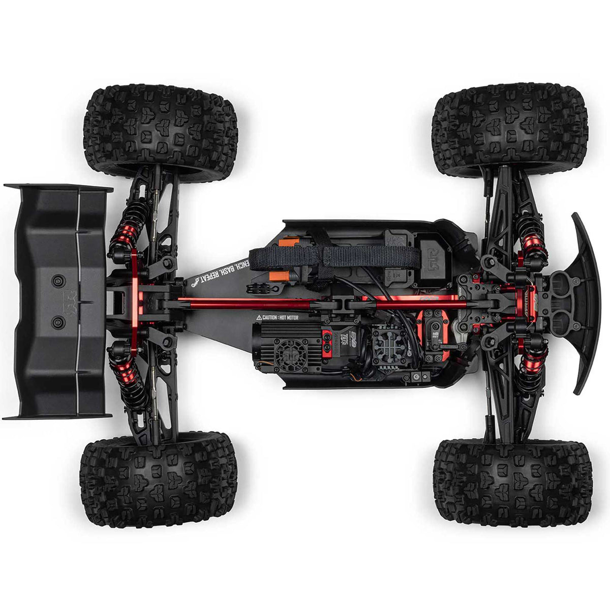 Arrma 1/8 KRATON 4X4 6S EXB BLX BRUSHLESS V6 SPEED TRUCK RTR, BLACK