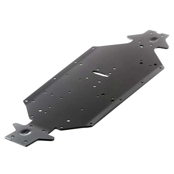 Chassis Aluminum SWB, Silver/Blue