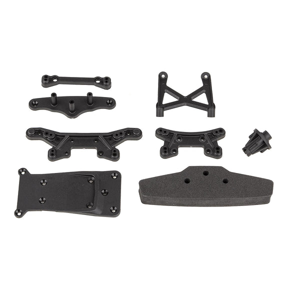 Shock Towers, Bumper, & Skid Plate Set: Reflex 14R