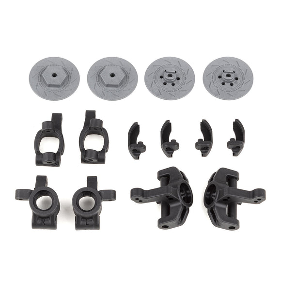 Steering & Caster Blocks, Rear Hubs: Reflex 14R