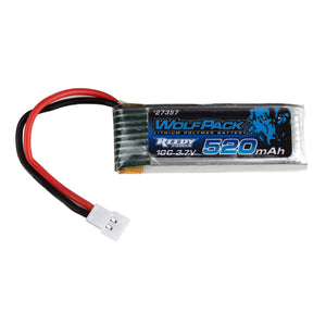 WolfPack 520mAh 3.7V 10C LiPo Battery