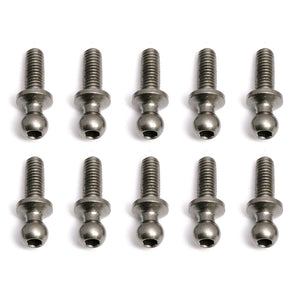 Ballstud, Long Neck, 8mm (10)