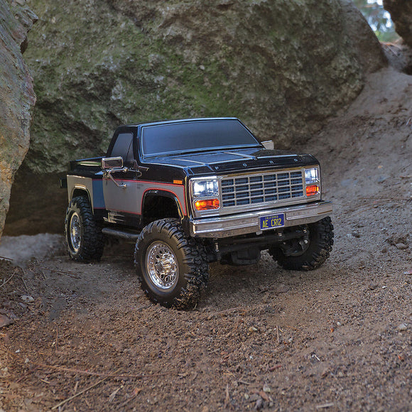 1/12 CR12 Ford F-150 Pick-Up 4WD Brushed RTR, Black