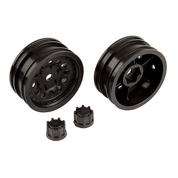 1/12 Wheel Set, Black (2): CR12