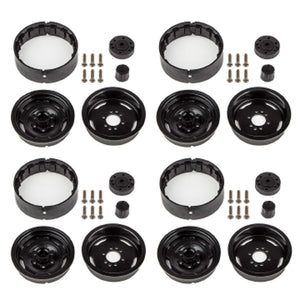 Enduro Steelie Wheels, 1.9", Black