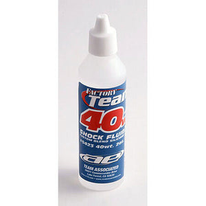 Factory Team Silicone Shock Fluid, 40Wt (500 cSt) 2oz