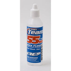 Factory Team Silicone Shock Fluid, 55Wt (725 cSt) 2 oz