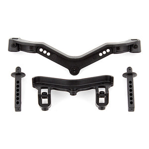 Frnt Body Mounts and Posts ProSC10 Trophy Ref DB10