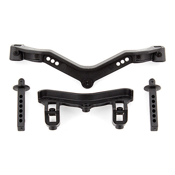 Frnt Body Mounts and Posts ProSC10 Trophy Ref DB10