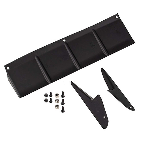 Rear Spoiler, Black: DR10 Pro Reakt Drag Car