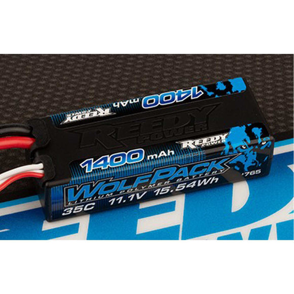 WolfPack LiPo Mini 1400mAh 35C 3S 11.1V with T-plug