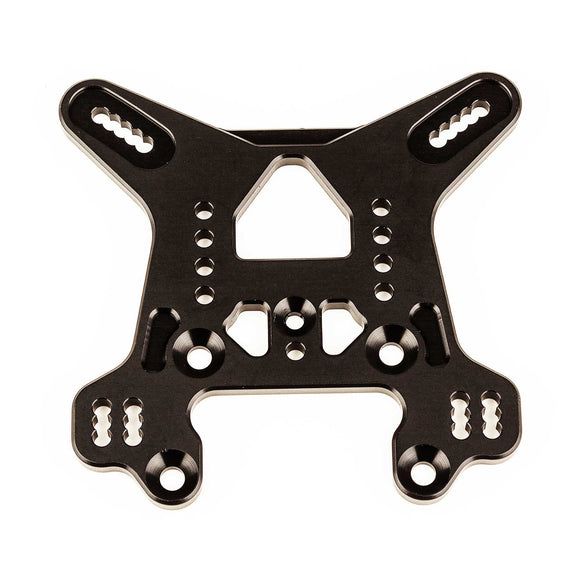 RC8B4 Rear Shock Tower, Black Aluminum