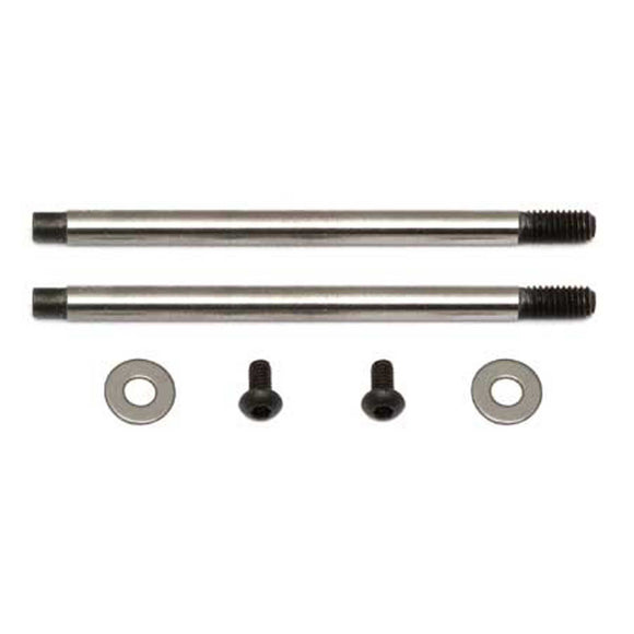 Factory Team 3x27.5mm Shock Shafts (V2) Chrome