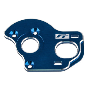 RC10B6.1 FT LAYDOWN/LAYBACK MOTOR PLATE 3.5MM, BLU