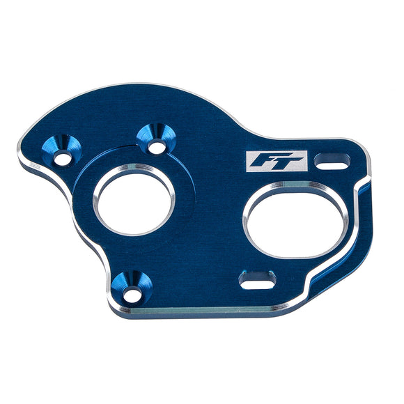 RC10B6.1 FT LAYDOWN/LAYBACK MOTOR PLATE 3.5MM, BLU