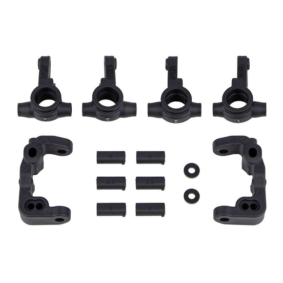 RC10B6.4 -1mm Scrub Caster and Steering Blocks