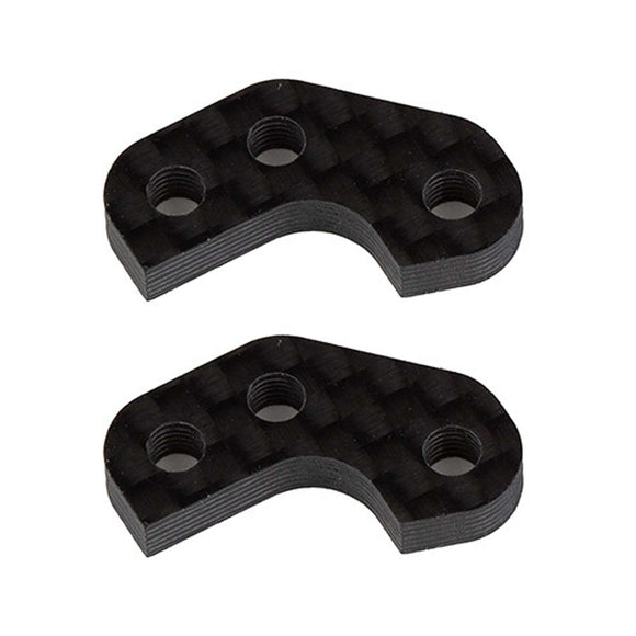 RC10B7 Caster Block Link Mount Set, -3mm