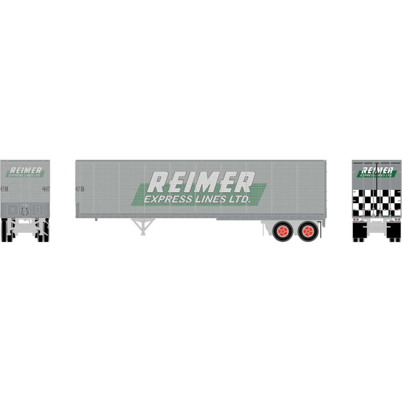 HO 40' Fruehauf Trailer, Reimer Express Lines #4478