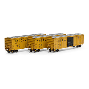 HO 50' ACF Outer Post Box Car, RBOX #36027 / 36066 / 36100 (3)