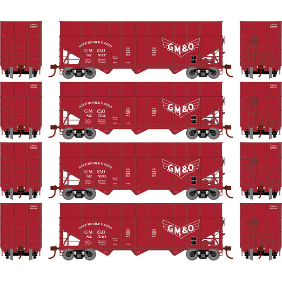 HO 40' Wood Chip Hopper with Load, GM #82507 / 82512 / 82526 / 82539 (4)