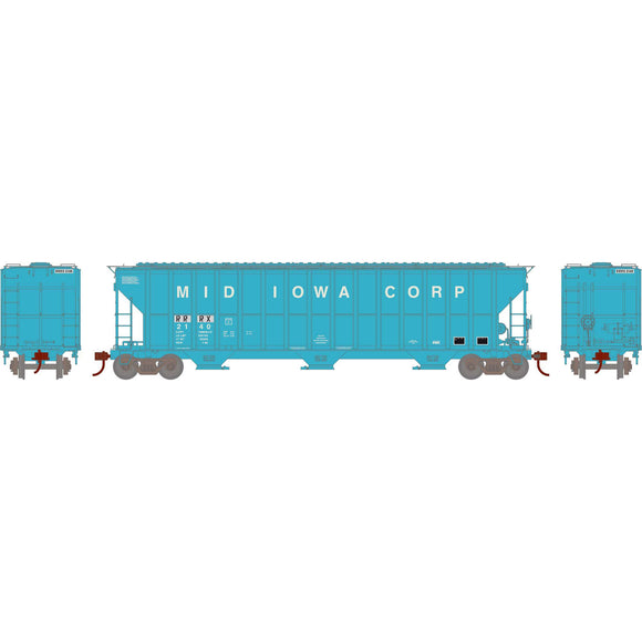 HO FMC 4700 Covered Hopper, RRRX Primed For Grime #2140