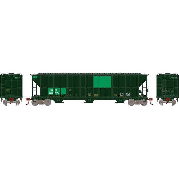 HO FMC 4700 Covered Hopper, NOKL Primed For Grime 'Ex-CNW' #818924