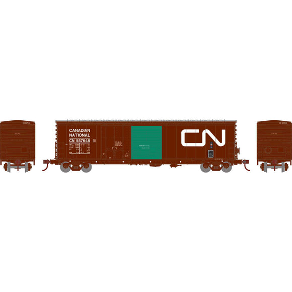 HO 50' ACF Combo Door Box Car, CN #557648