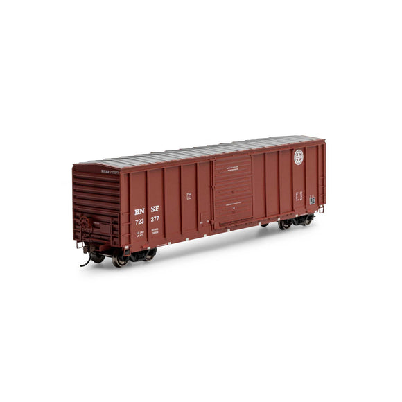 HO ATH 50' PS 5277 Box Car, BNSF 'Brown Small Cross' #723277