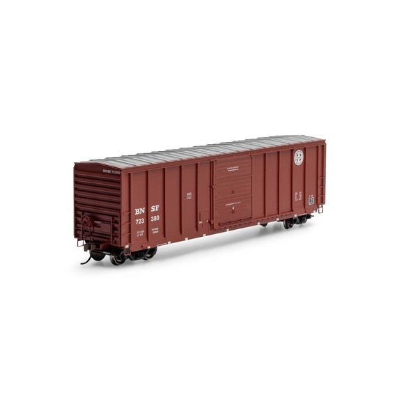 HO ATH 50' PS 5277 Box Car, BNSF 'Brown Small Cross' #723380