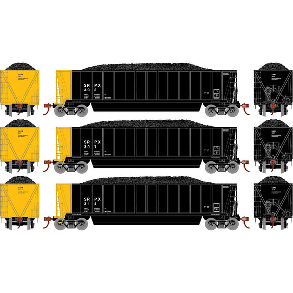 HO ATH Berwick Bathtub Gondola with Load, SRPX #303/307/314 (3)