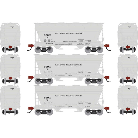 HO ACF 2970 Covered Hopper, BSMX #10/12/15 (3)