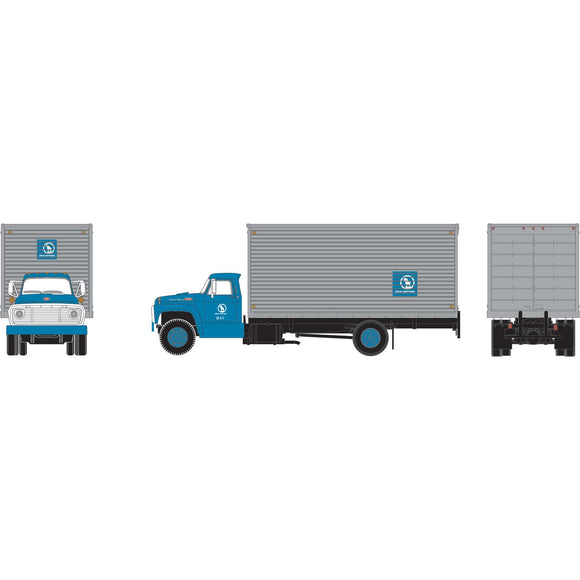 HO Ford F850 Box Van, GN #D47