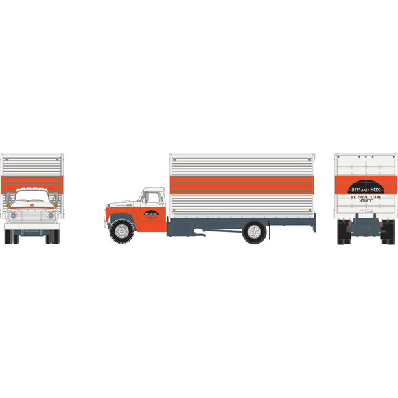 HO Ford F850 Box Van, Irv & Son Moving