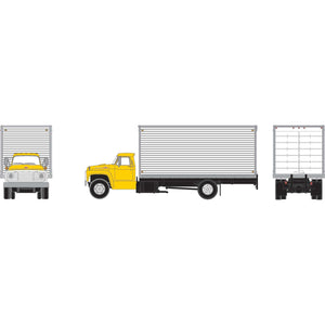 HO Ford F850 Box Van, Yellow