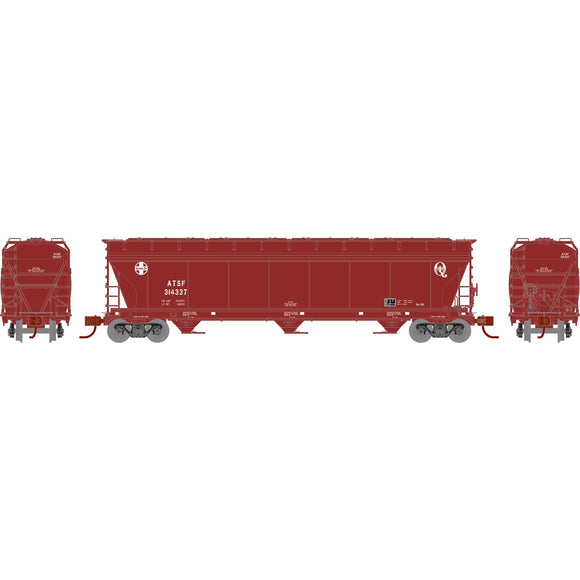 N ACF 4600 3-Bay Center Flow Hopper, ATSF #314337