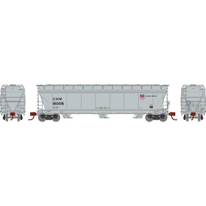 N ACF 4600 3-Bay Center Flow Hopper, C&NW #180018