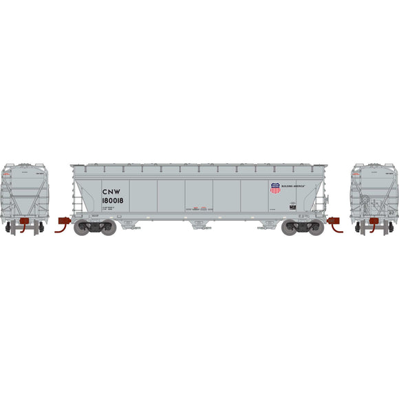 N ACF 4600 3-Bay Center Flow Hopper, C&NW #180018