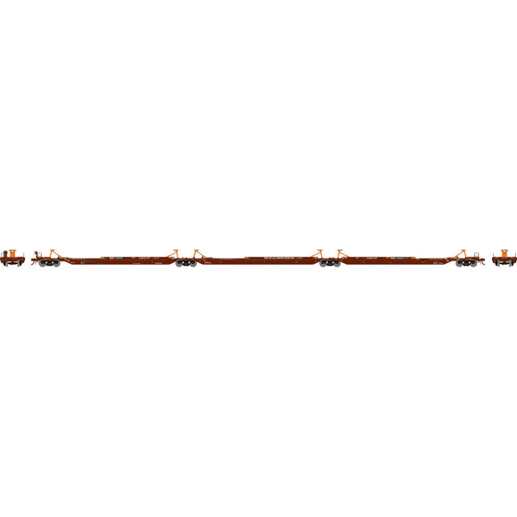 HO RTR 57' Trinity Spine Car, BNSF #300503 (3)
