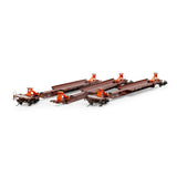 HO RTR 57' Trinity Spine Car, BNSF #300567 (3)